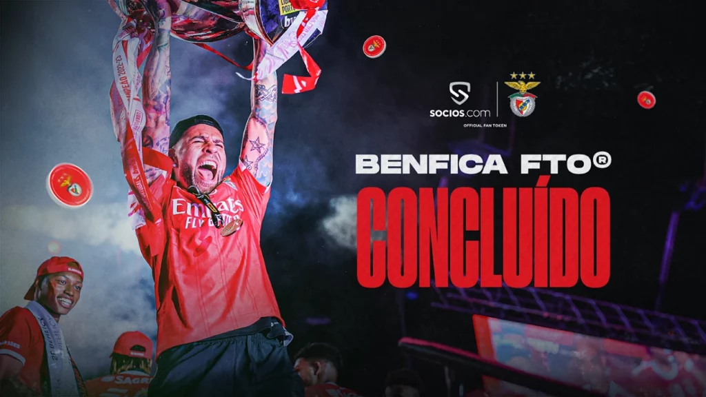 Fan Token do Benfica esgota um dia após o lançamento